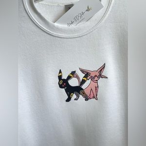 Pokemon  Embroidered sweatshirt; Pokemon  sweatshirt;Anime & cartoon sweatshirt